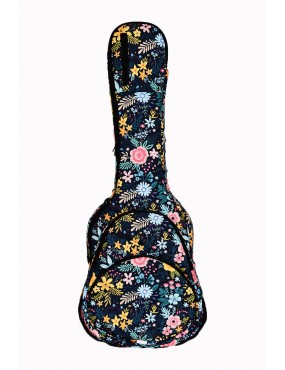 pokrowiec na gitarę kolorowe kwiatuszki poko poko